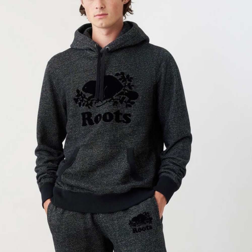 Men’s ROOTS Organic Original Kanga Hoodie SZ SM